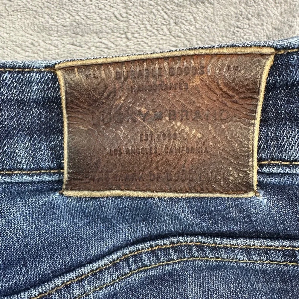 Lucky Brand Coolmax 110 Slim Straight Jeans Men's Size 29x30 Blue Dark Wash